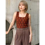 ウェーブパターンニットタンク | MURUA | 詳細画像3 