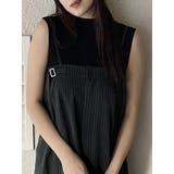 ブラック | ハイネックノースリーブニット | MURUA