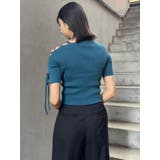 レースアップハーフリブニット | MURUA | 詳細画像16 