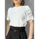 ギャザースリーブトップス | MURUA | 詳細画像1 