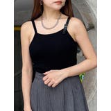 ブラック | ビルトインブラキャミソール | MURUA