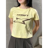 イエロー | シャープモチーフクロップドTシャツ | MURUA