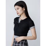 ヘンリーネックレイヤードトップス | MURUA | 詳細画像5 