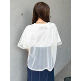 【MURUA×STAYFLOWER】チュールドッキングフラワーTシャツ | MURUA | 詳細画像10 