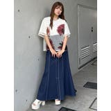 【MURUA×STAYFLOWER】チュールドッキングフラワーTシャツ | MURUA | 詳細画像12 