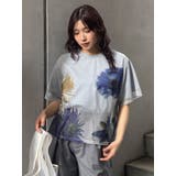 【MURUA×STAYFLOWER】チュールドッキングフラワーTシャツ | MURUA | 詳細画像19 
