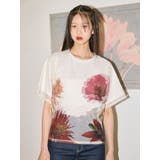 【MURUA×STAYFLOWER】チュールドッキングフラワーTシャツ | MURUA | 詳細画像2 