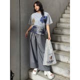 【MURUA×STAYFLOWER】チュールドッキングフラワーTシャツ | MURUA | 詳細画像20 