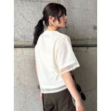 【MURUA×STAYFLOWER】チュールドッキングフラワーTシャツ | MURUA | 詳細画像24 