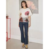 【MURUA×STAYFLOWER】チュールドッキングフラワーTシャツ | MURUA | 詳細画像3 