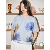 【MURUA×STAYFLOWER】チュールドッキングフラワーTシャツ | MURUA | 詳細画像6 