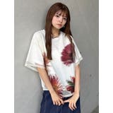 【MURUA×STAYFLOWER】チュールドッキングフラワーTシャツ | MURUA | 詳細画像9 