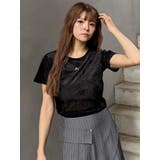 クロップドシアーベロアTシャツ | MURUA | 詳細画像10