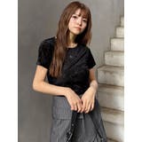 クロップドシアーベロアTシャツ | MURUA | 詳細画像11