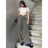 クロップドシアーベロアTシャツ | MURUA | 詳細画像16