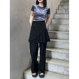 クロップドシアーベロアTシャツ | MURUA | 詳細画像25
