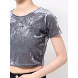 クロップドシアーベロアTシャツ | MURUA | 詳細画像36