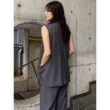 ピークドラペルダブルミドルジレ【セット販売対象】 | MURUA | 詳細画像24