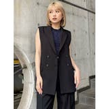 ピークドラペルダブルミドルジレ【セット販売対象】 | MURUA | 詳細画像26