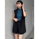 ピークドラペルダブルミドルジレ【セット販売対象】 | MURUA | 詳細画像45