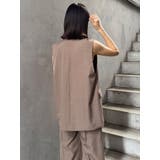 ピークドラペルダブルミドルジレ【セット販売対象】 | MURUA | 詳細画像49