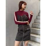 フロントZIPミニジャンスカ | MURUA | 詳細画像17 