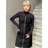 フロントZIPミニジャンスカ | MURUA | 詳細画像24 