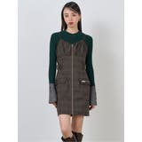 フロントZIPミニジャンスカ | MURUA | 詳細画像3 