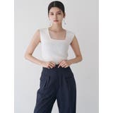 パイピングポケットセンタープレスパンツ【セット販売対象】 | MURUA | 詳細画像12