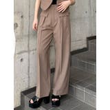 モカ | パイピングポケットセンタープレスパンツ【セット販売対象】 | MURUA
