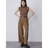 ベージュ | チェーンベルトサスペンダーパンツ | MURUA