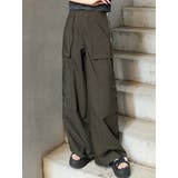 カーキ | ZIPカーゴパンツ | MURUA