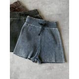 ブルー | リブニットパンツ | MURUA