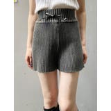 ネイビー | リブニットパンツ | MURUA