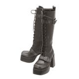 レースアップベルトロングブーツ | MURUA | 詳細画像50 