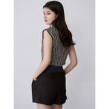 ジオメトリックフレンチスリーブニットタンク | MURUA | 詳細画像13 