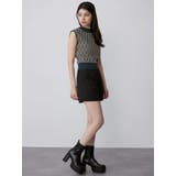 ジオメトリックフレンチスリーブニットタンク | MURUA | 詳細画像15 