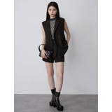 ジオメトリックフレンチスリーブニットタンク | MURUA | 詳細画像18 