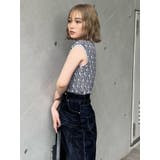 ジオメトリックフレンチスリーブニットタンク | MURUA | 詳細画像24 