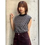 ジオメトリックフレンチスリーブニットタンク | MURUA | 詳細画像27 