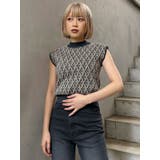 ジオメトリックフレンチスリーブニットタンク | MURUA | 詳細画像33 