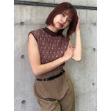 ジオメトリックフレンチスリーブニットタンク | MURUA | 詳細画像36 