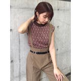 ジオメトリックフレンチスリーブニットタンク | MURUA | 詳細画像37 