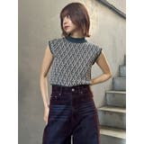 ジオメトリックフレンチスリーブニットタンク | MURUA | 詳細画像40 