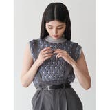 ジオメトリックフレンチスリーブニットタンク | MURUA | 詳細画像45 