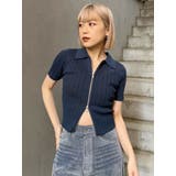 フロントZIPポロニット | MURUA | 詳細画像13 