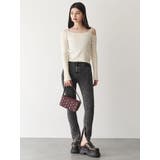 ショルダーカットレイヤードライクリブニット | MURUA | 詳細画像20 