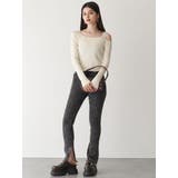 ショルダーカットレイヤードライクリブニット | MURUA | 詳細画像21 