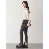 ショルダーカットレイヤードライクリブニット | MURUA | 詳細画像22 