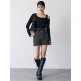 ショルダーカットレイヤードライクリブニット | MURUA | 詳細画像26 